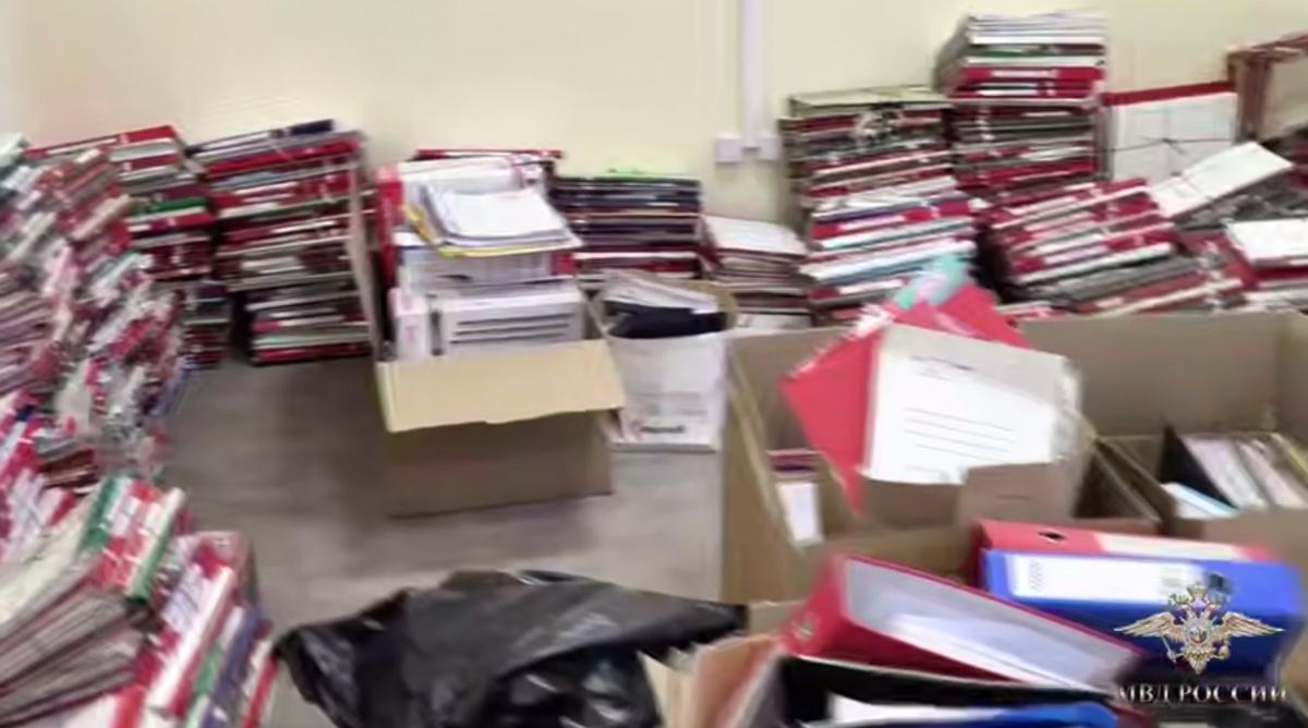 Кадры из оперативного видео МВД. Скриншот