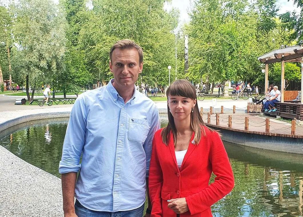 Алексей Навальный и Ксения Фадеева. Фото: фейсбук