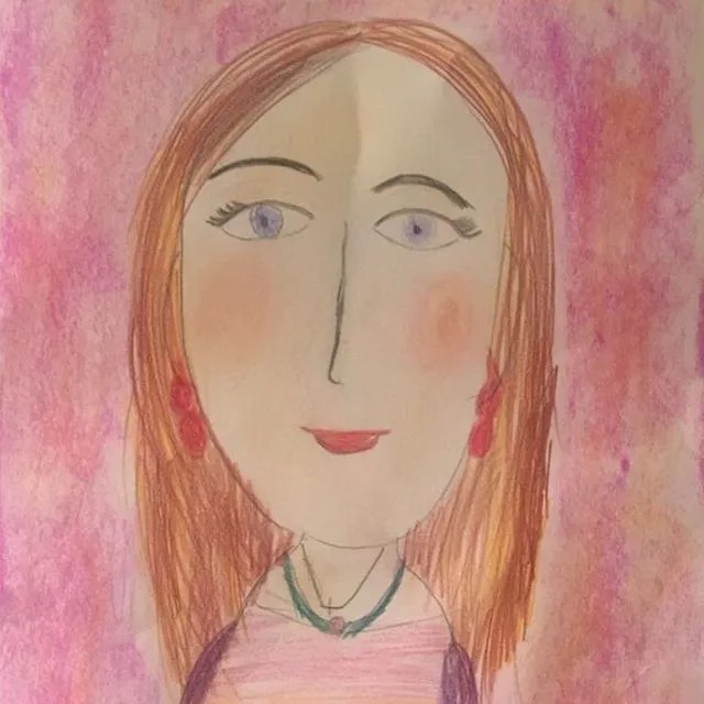 Приемная дочь Полина нарисовала маму Светлану. Фото: инстаграм Светланы Дель