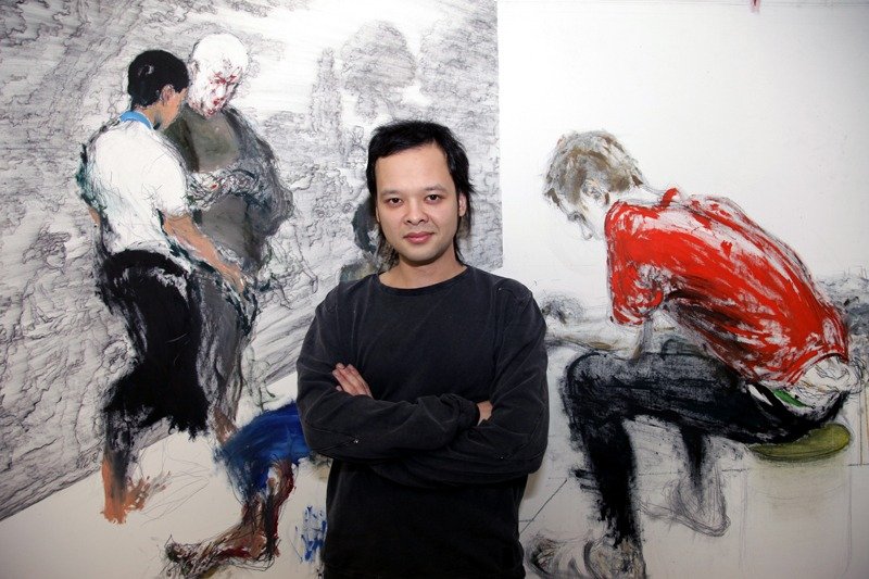 Художник Леонид Цхэ. Фото: artsfera.org