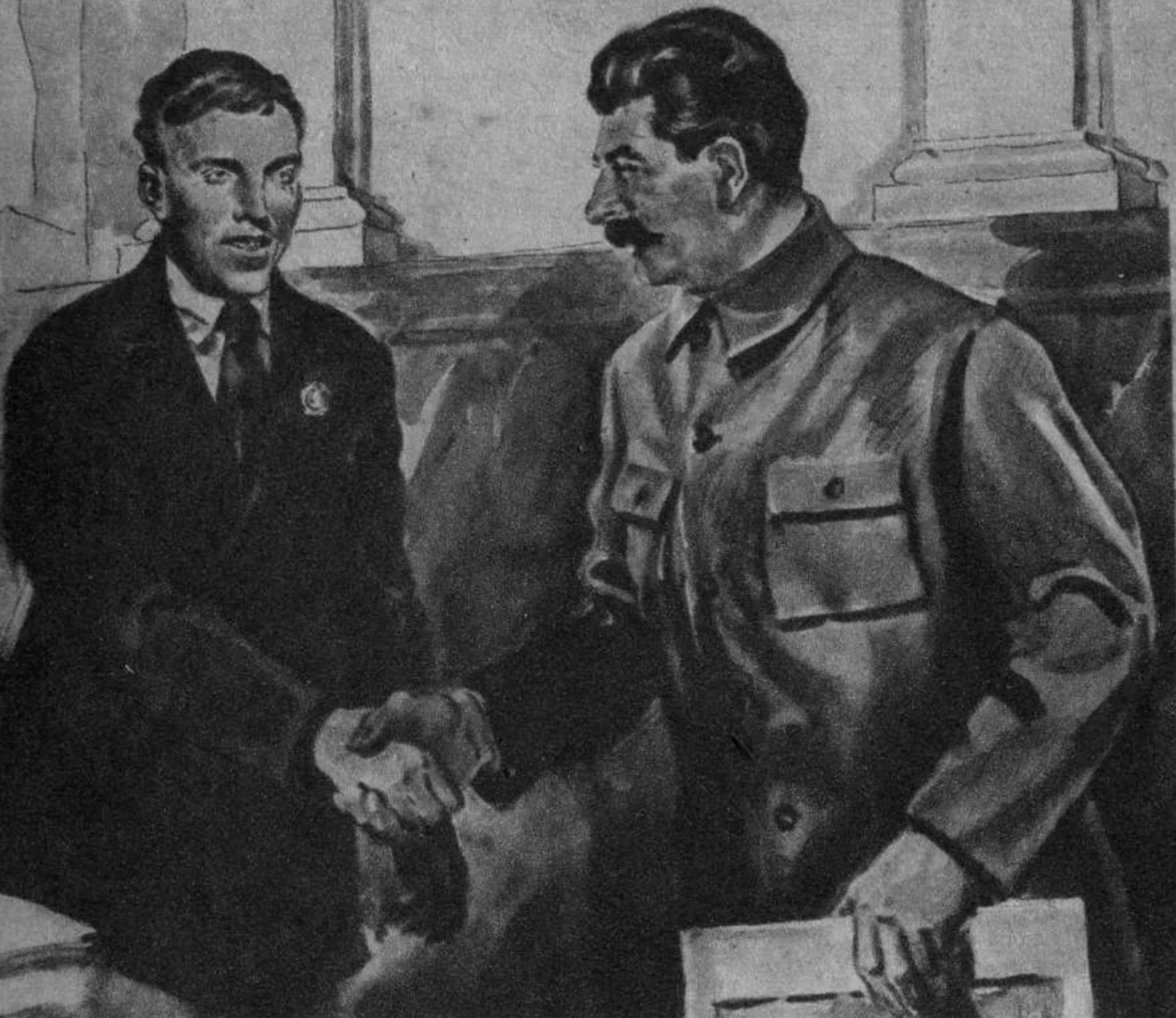 Сталин и Стаханов. источник: Википедия