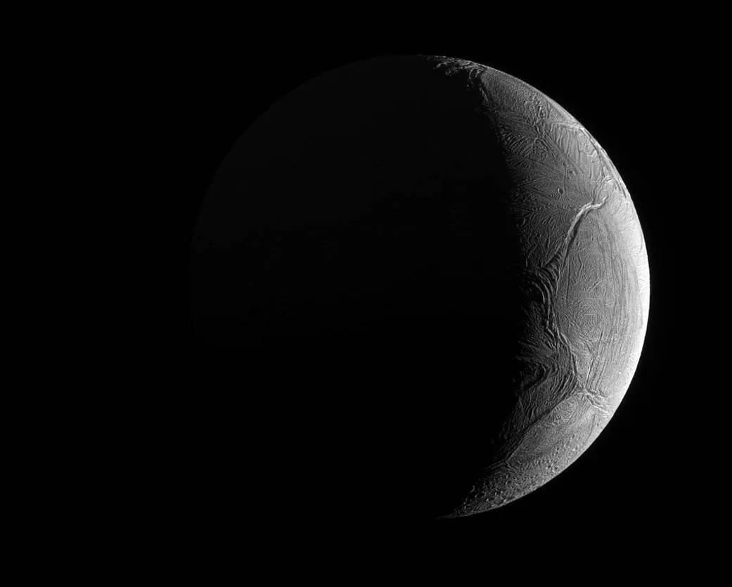 Энцелад. Фото: NASA/JPL-Caltech/Space Science Institute