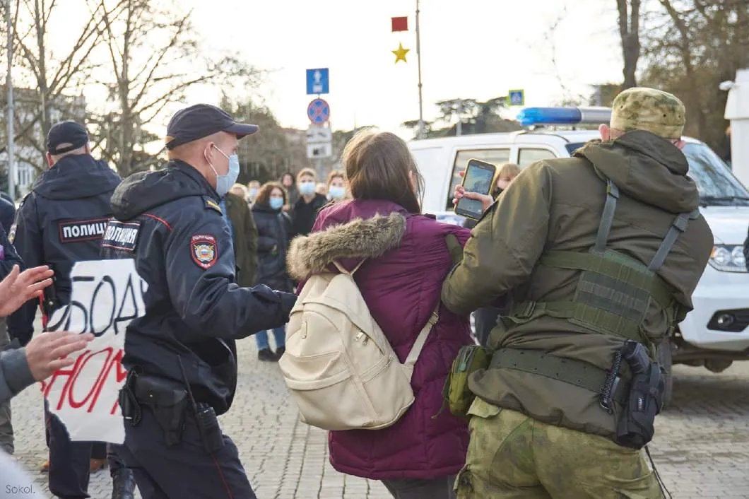 Акция 23 января. Фото: Подслушано в Севастополе / ВК