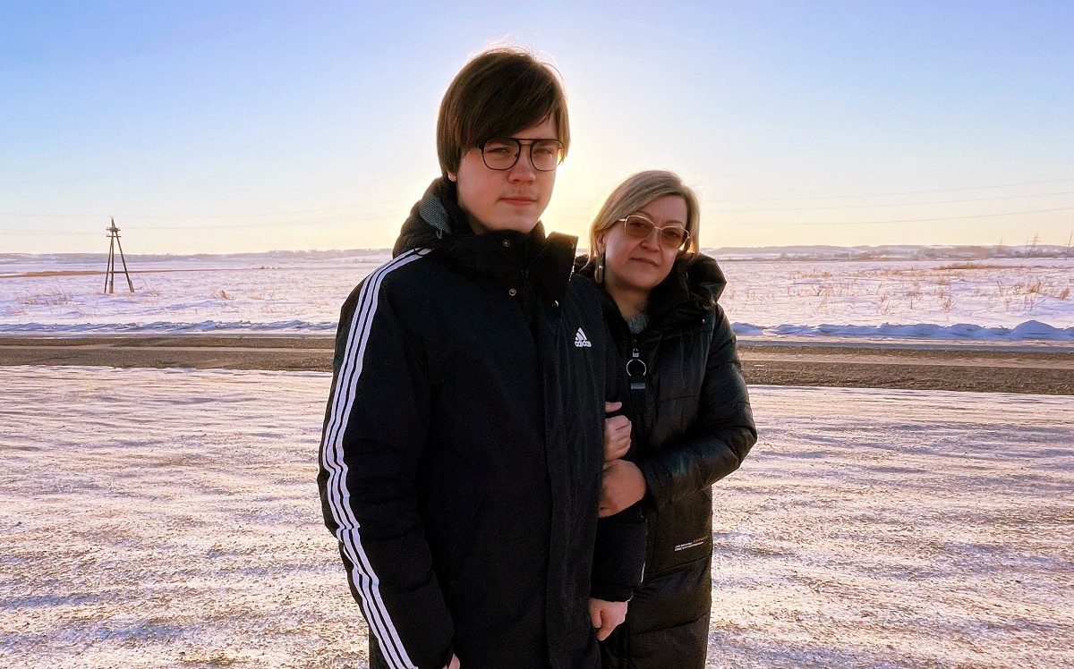 Никита и Анна Уваровы 7 февраля, незадолго до приговора. Фото: А. Китайцев