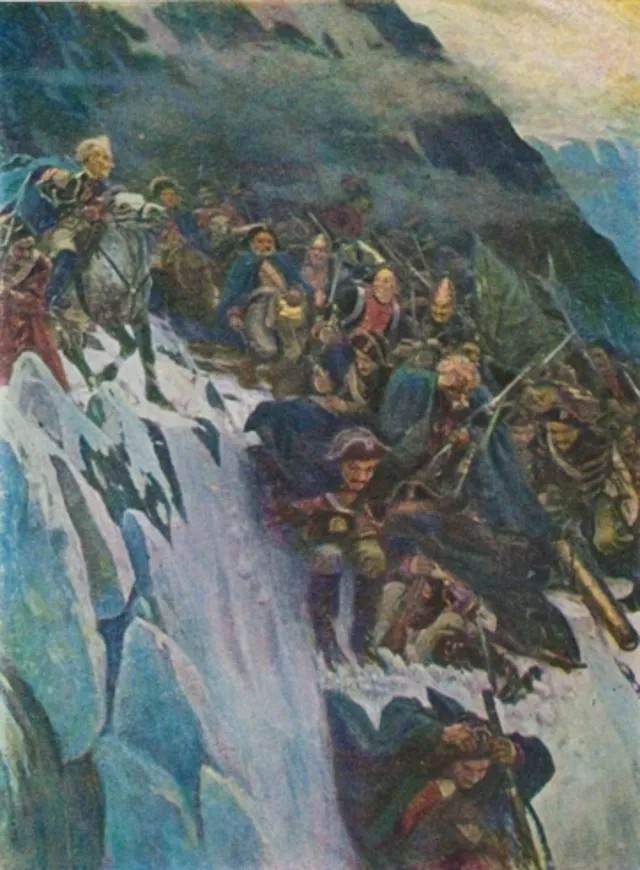 Александр Генис назвал «Переход Суворова через Альпы» самой непонятной и самой непонятой картиной в отечественном каноне, содержащей очевидную тайну
