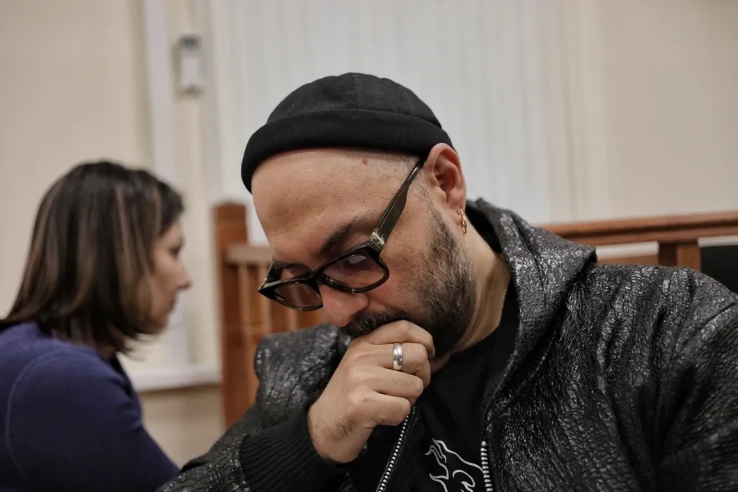 Кирилл Серебренников в суде 18 апреля. Фото: Влад Докшин / «Новая газета»