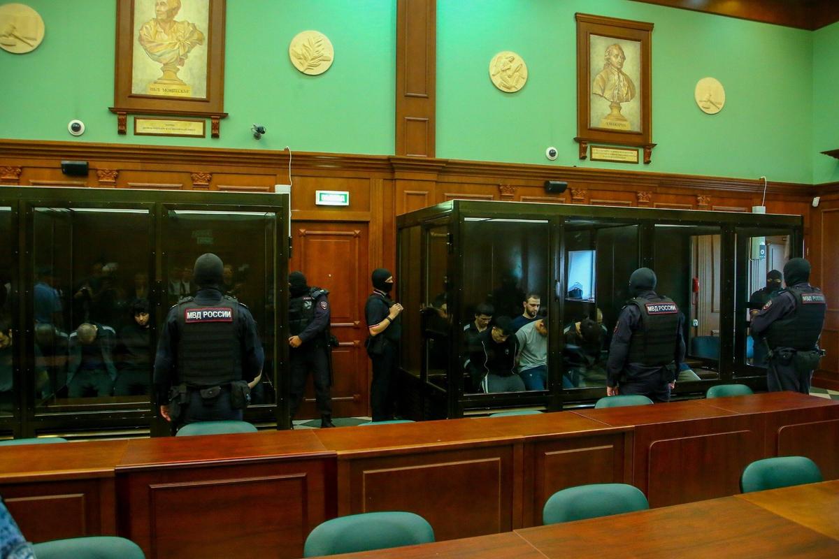 Суд по делу о теракте в «Крокусе». Фото: Агентство Москва