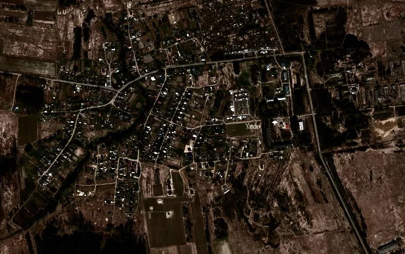 Деревня Коряково, Костромская область, в 4,5 км от поселка Зарубино. Яндекс.Карты