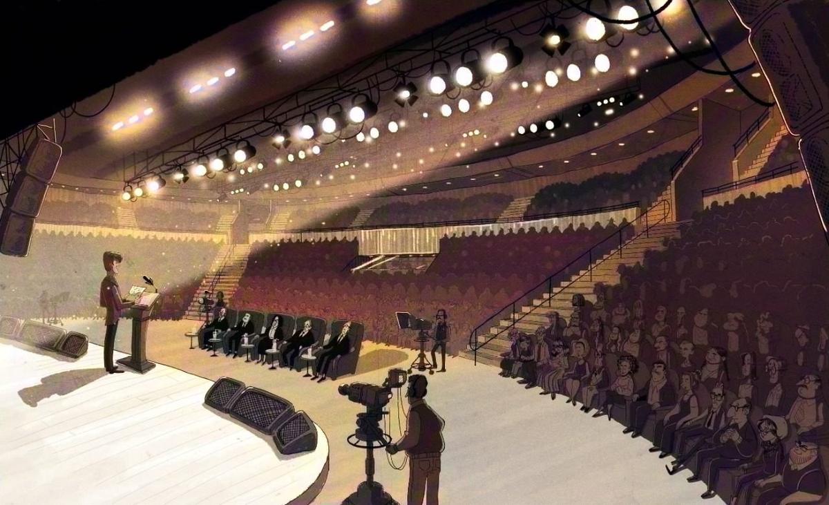 Кадр из анимационного фильма «На выброс»