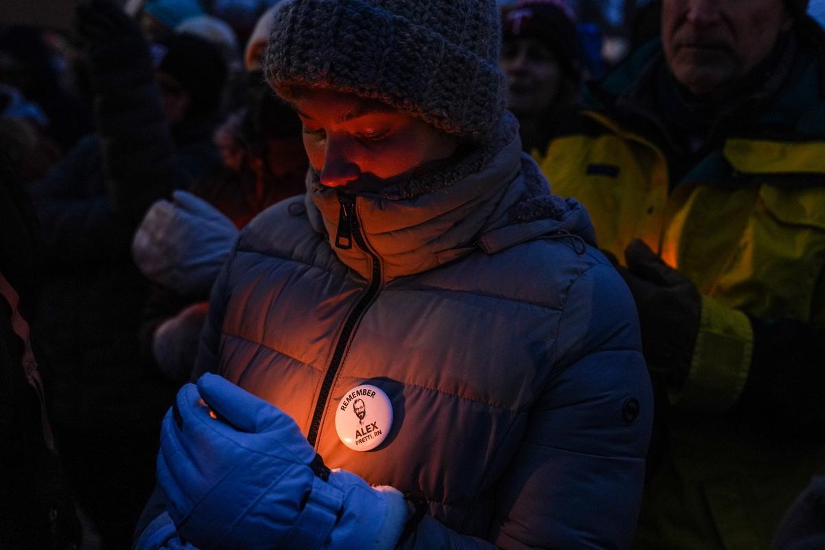 1 февраля 2026 года. Миннеаполис. Поминальная церемония в память об Алексе Претти. Фото: AP / TASS