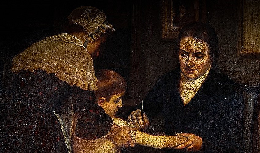 Первые вакцинации от оспы