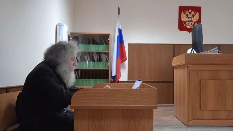 Михаил Гельфанд в суде. Кадр RTVI