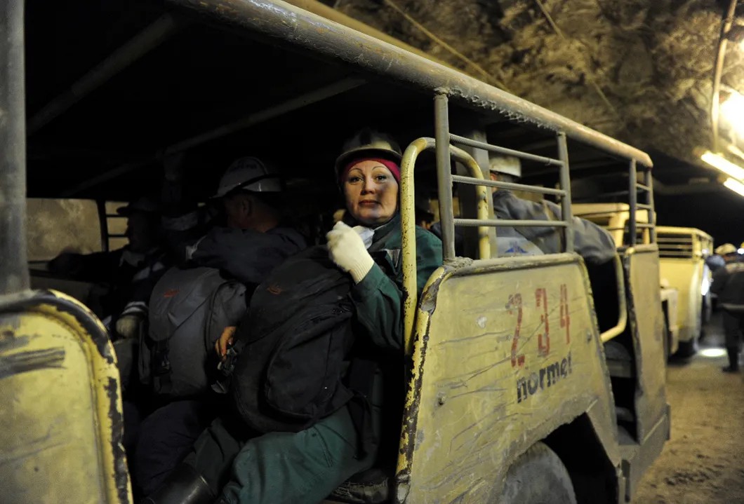 Шахтеры на руднике «Таймырский», принадлежащем ГМК «Норильский никель». Фото: РИА Новости