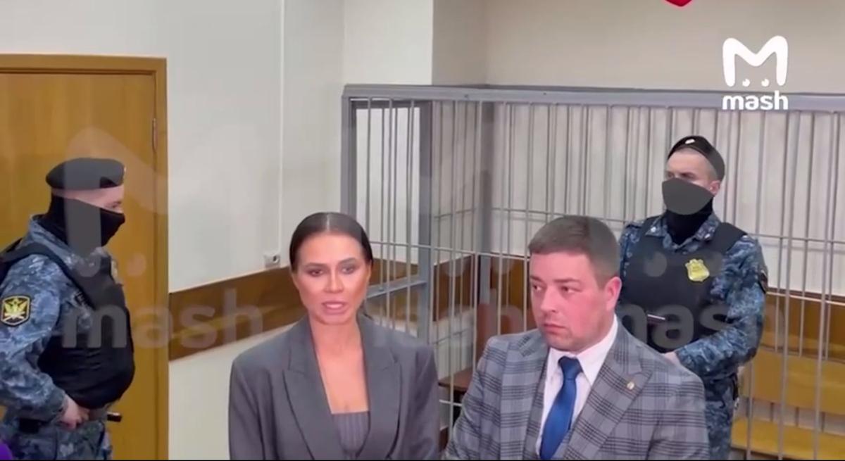 Валерия Чекалина в суде. Скриншот тг-канала Mash