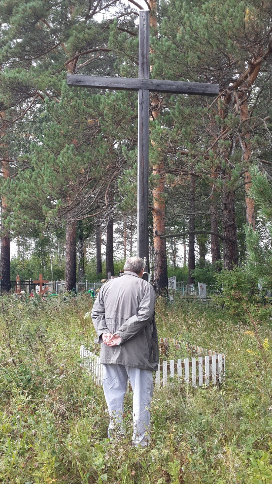 Алексей Бабий. Кладбище Борлока. Фото: Алексей Тарасов / «Новая газета»