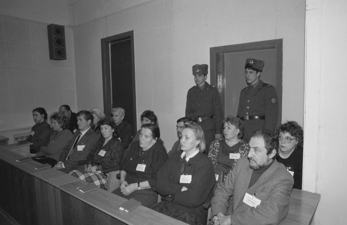 Возобновление института суда присяжных в Москве, 1993 год. Фото: Антонов Алексей / Фотохроника ТАСС