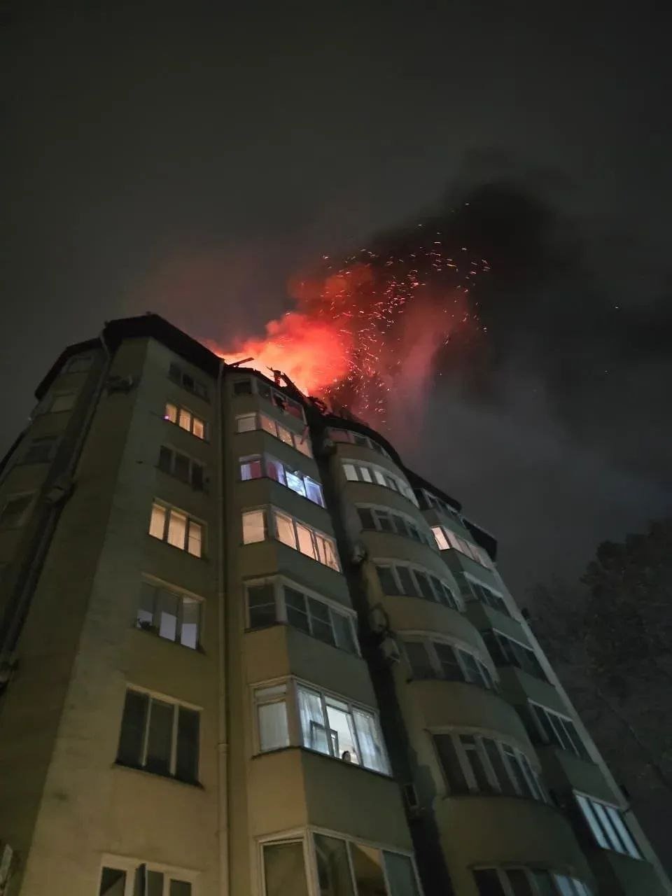 120-метровая квартира выгорела за минуты. Фото: соцсети Евгении Третьяковой