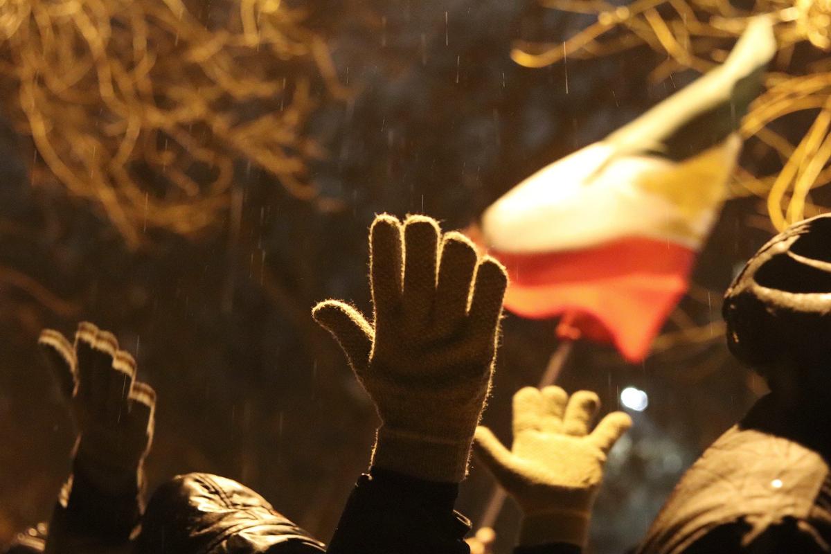 Протест у посольства Ирана в Ереване. Фото: Вахид Мирзаи