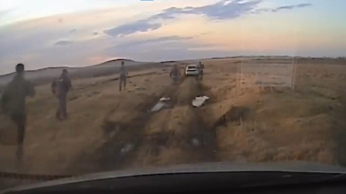 Убийство у Большой Ини. Фото: кадр оперативной съемки ДПС
