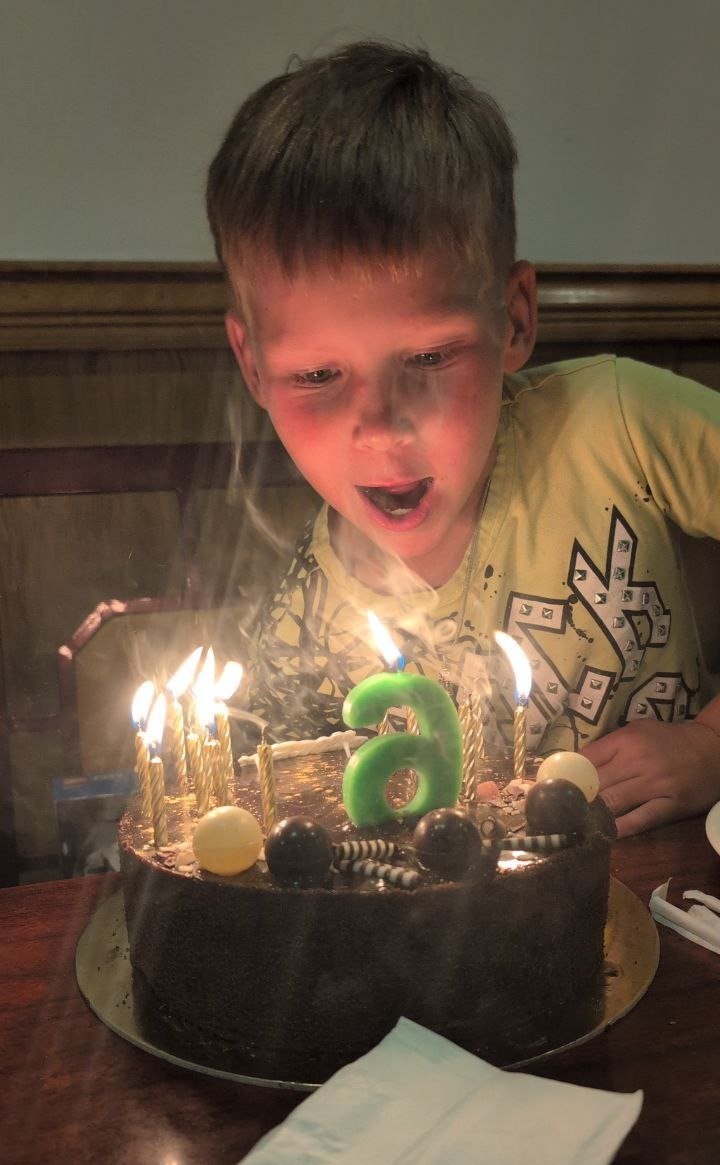 Марк, младший сын Афанасьева. 2025 год. Отец его не видел уже почти 4 года. Фото: архив