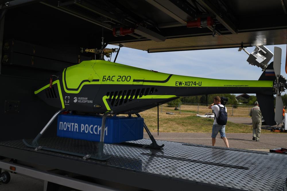 Беспилотный вертолет БАС-200. Фото: Светлана Виданова / «Новая газета»