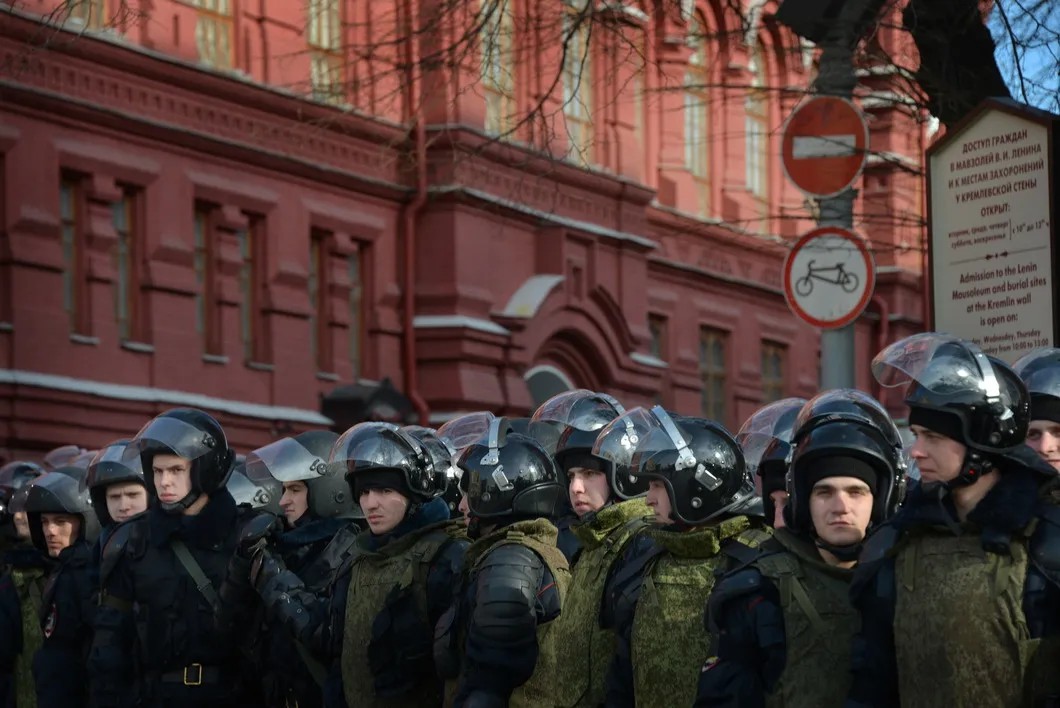 Вход на Красную площадь закрыт (по техническим причинам). Фото: Виктория Одиссонова