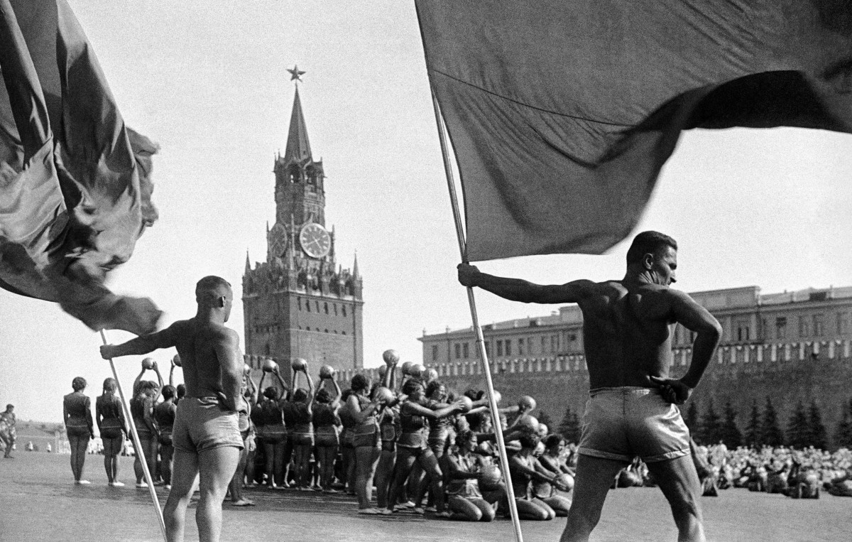 Парад физкультурников, 1938 год, СССР. Фотоархив РИА Новости