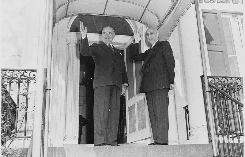 Гарри Трумен и Мохаммед Мосаддык, 1951 г. Фото: fondsk.ru