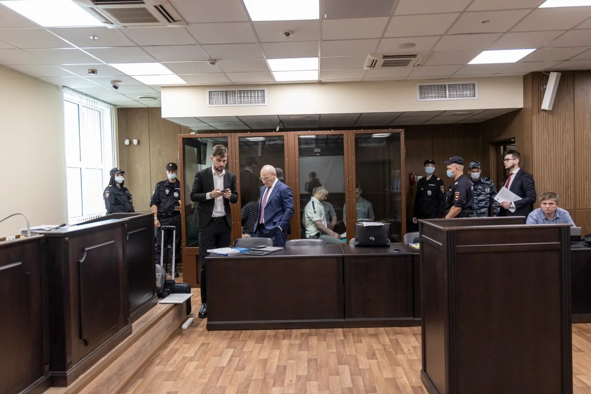 Заседание суда по делу Суммы». Фото: Арден Аркман / «Новая газета»