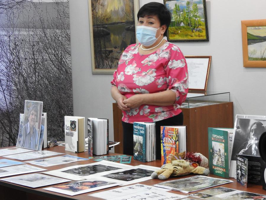 Алтынай Панкагир на презентации книги. Фото предоставлено Павлиной Брзаковой