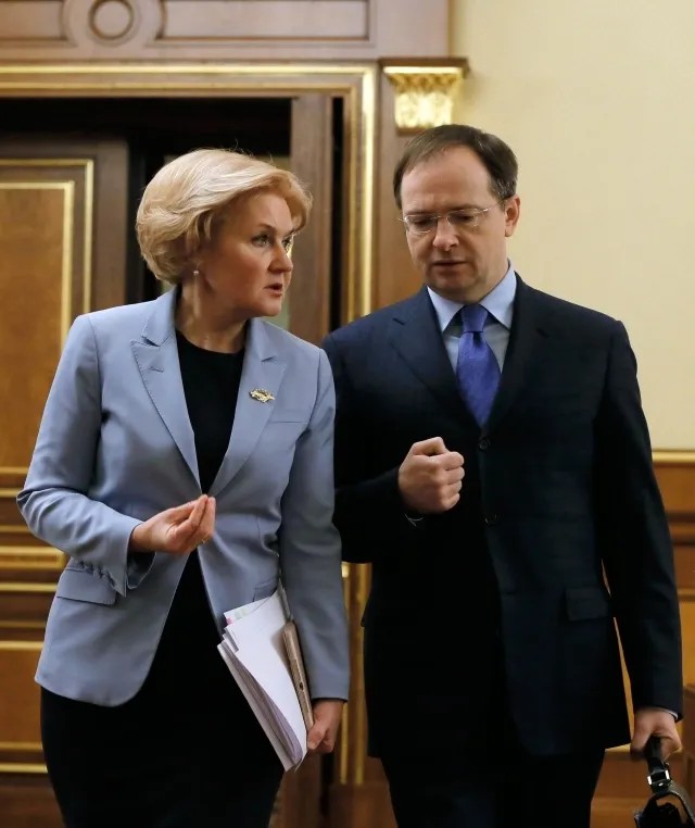 Ольга Голодец и Владимир Мединский. Фото: РИА Новости