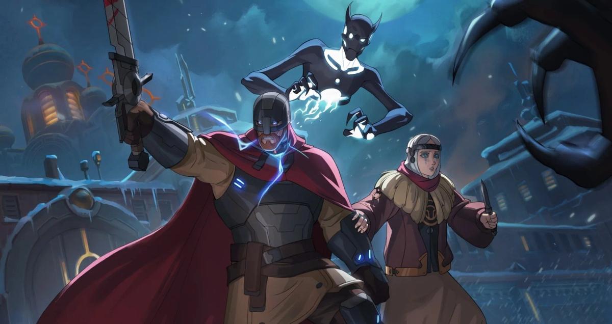 Кадр из анимационного фильма «Киберслав»