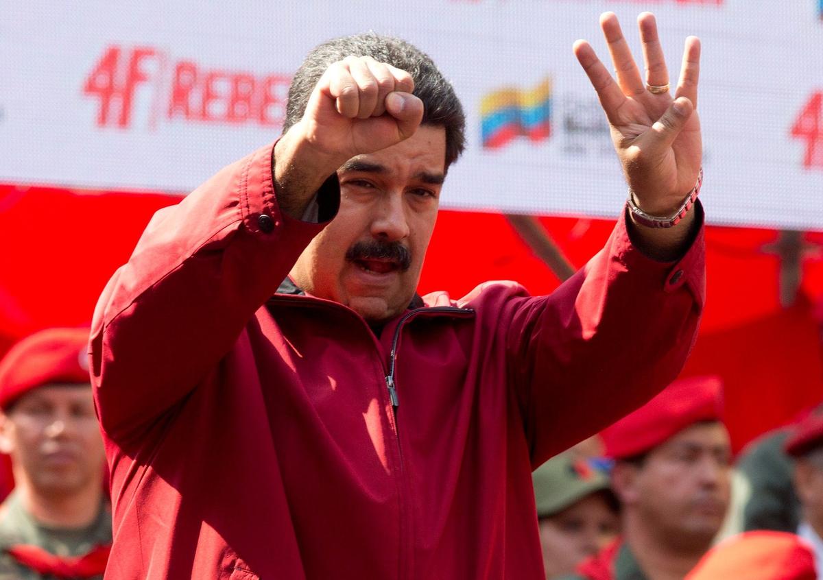Николас Мадуро. 24-я годовщина государственного переворота в Венесуэле во главе с Уго Чавесом. Фото: AP / TASS