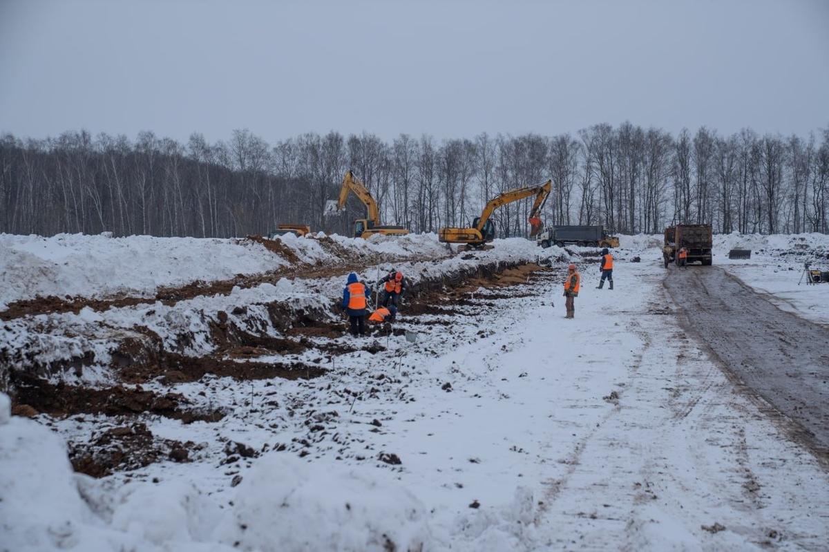 Строительство свинокомплекса «Агропромкомплектации» в Старожиловском районе. Фото: ГК «Агропромкомплектация»