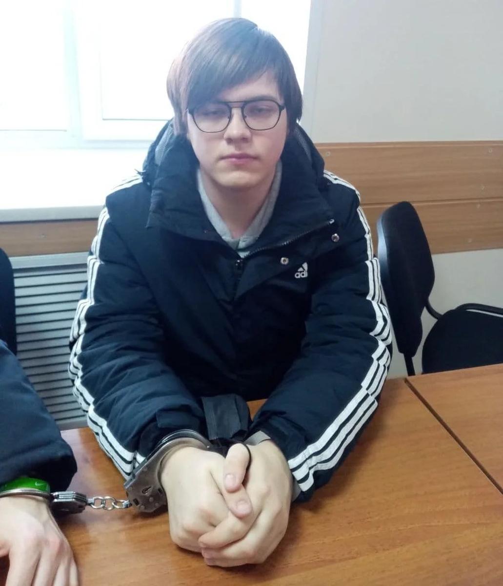 Никита Уваров в суде после объявления приговора. Фото: Анна Уварова