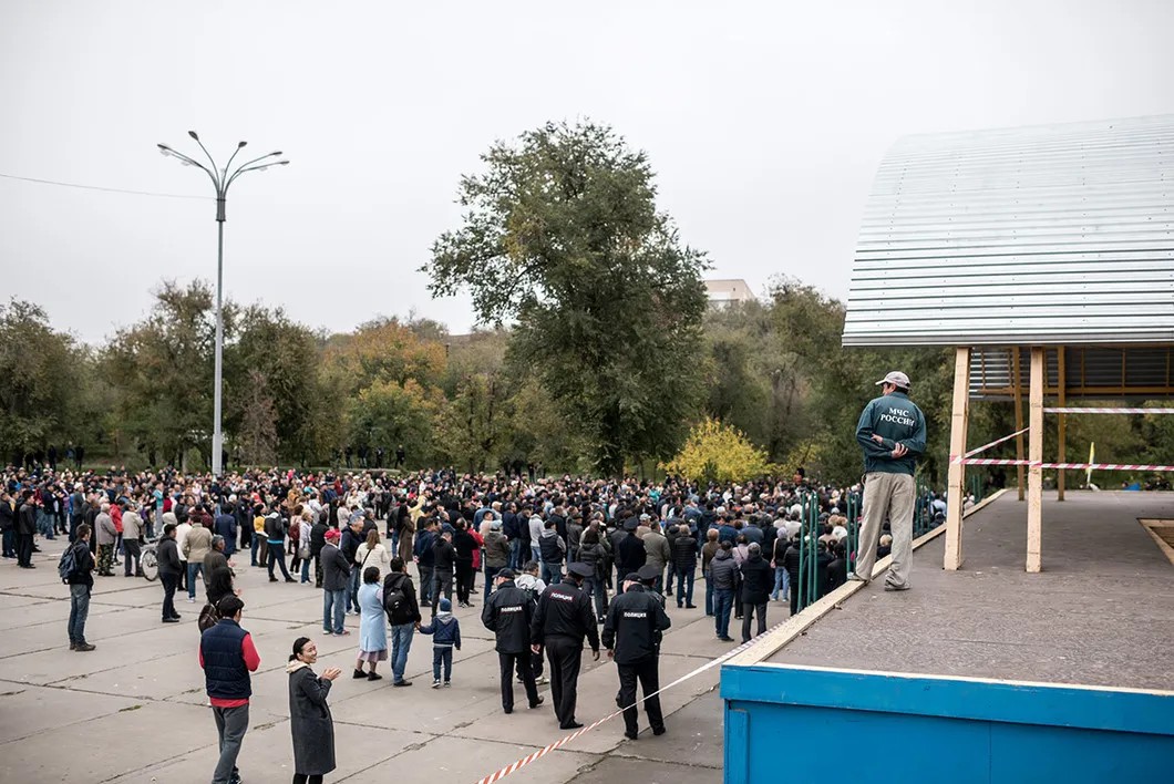 На митинг 27 октября пришло около 2 тысяч человек. Фото: Алина Десятниченко, специально для «Новой»