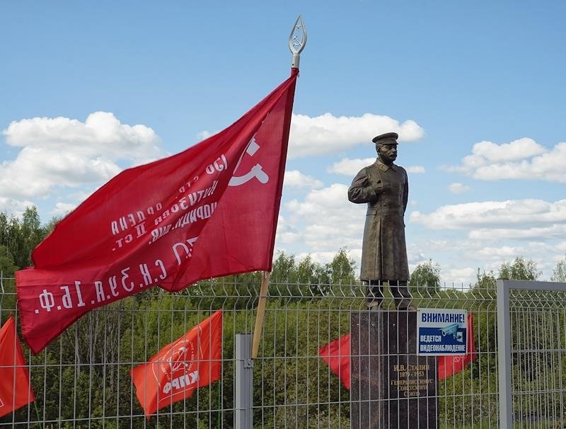 Памятник Сталину. Город Бор, установлен 24 июня 2020. Фото: Андрей Репин / Коммерсантъ