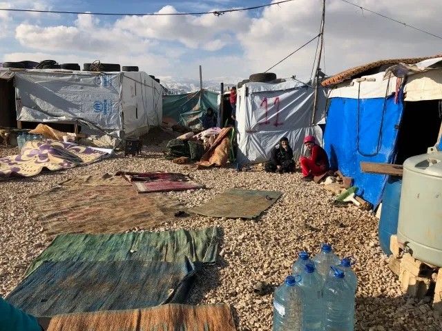 Палаточный лагерь сирийских беженцев на территории Ливана. Фото: РИА Новости
