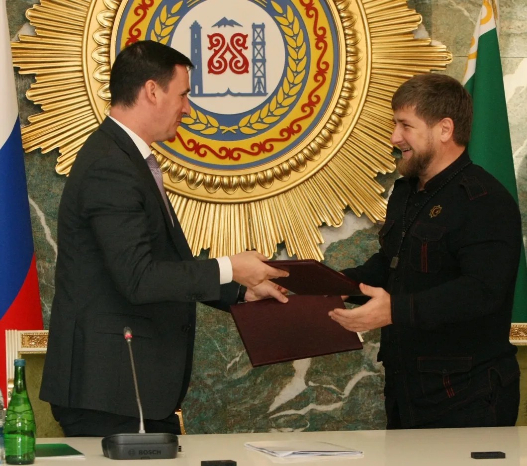 Дмитрий Патрушев и Рамзан Кадыров. Фото: РИА Новости