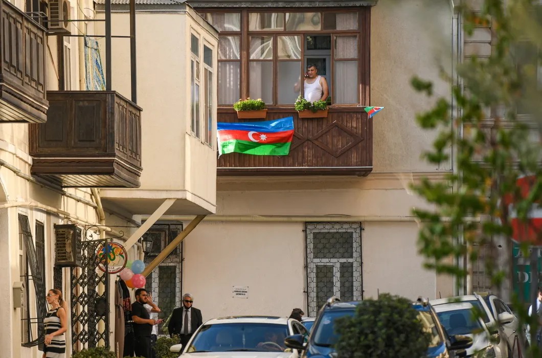 Патриотические настроения в Баку. Фото: РИА Новости