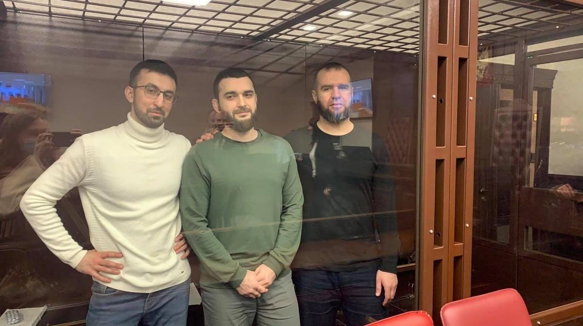 Кемал Тамбиев, Абдулмумин Гаджиев и Абубакар Ризванов. Фото: соцсети