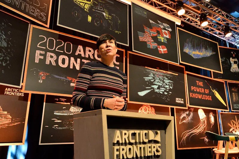 Глава МИД Норвегии Ине Эриксен Сёрейде. Фото: Arctic Frontiers