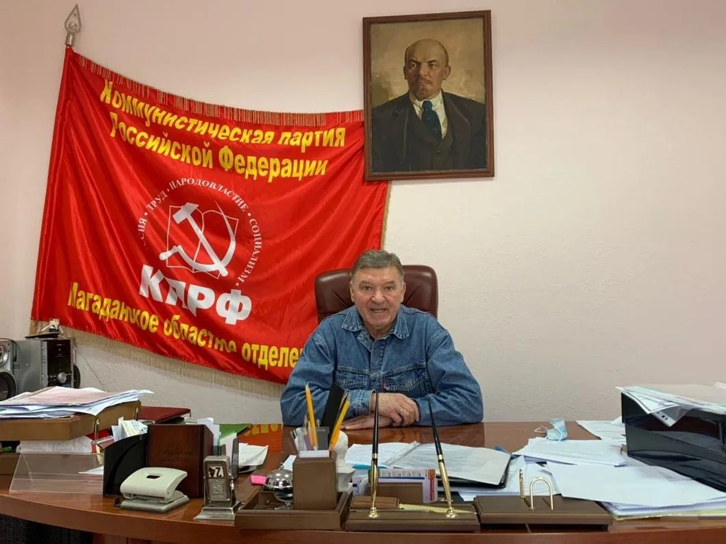 Первый секретарь обкома КПРФ Магаданской области Александр Ищенко.Фото: Илья Азар / «Новая»