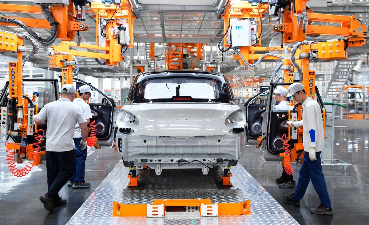 Совместное предприятие SAIC Motor, General Motors и Liuzhou Wuling Motors в китайском Лючжоу. Фото: Xinhua / ABACA