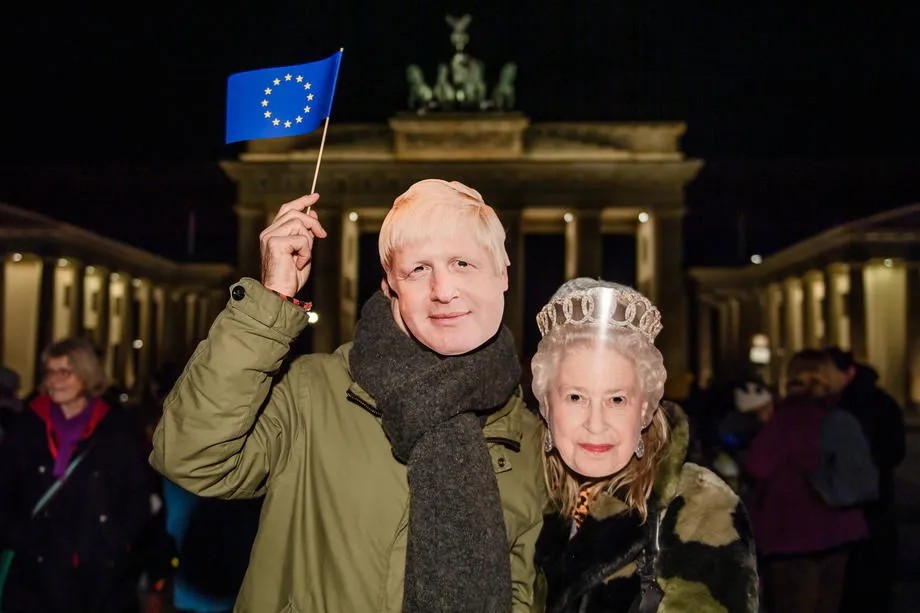 Сторонники единой Европы с Великобританией в составе. Фото: EPA
