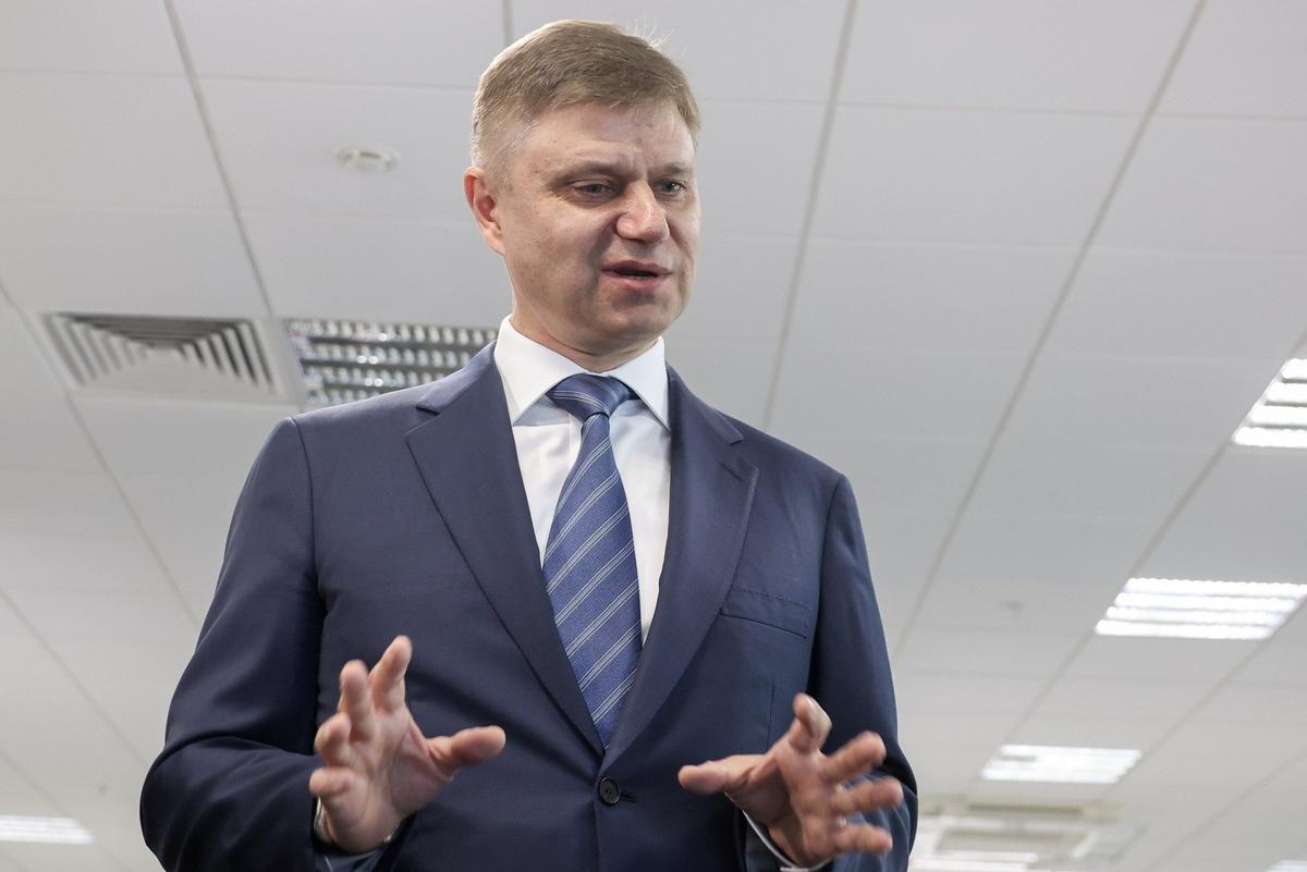 Глава «Российских железных дорог» Олег Белозеров. Фото: Валерий Шарифулин / ТАСС