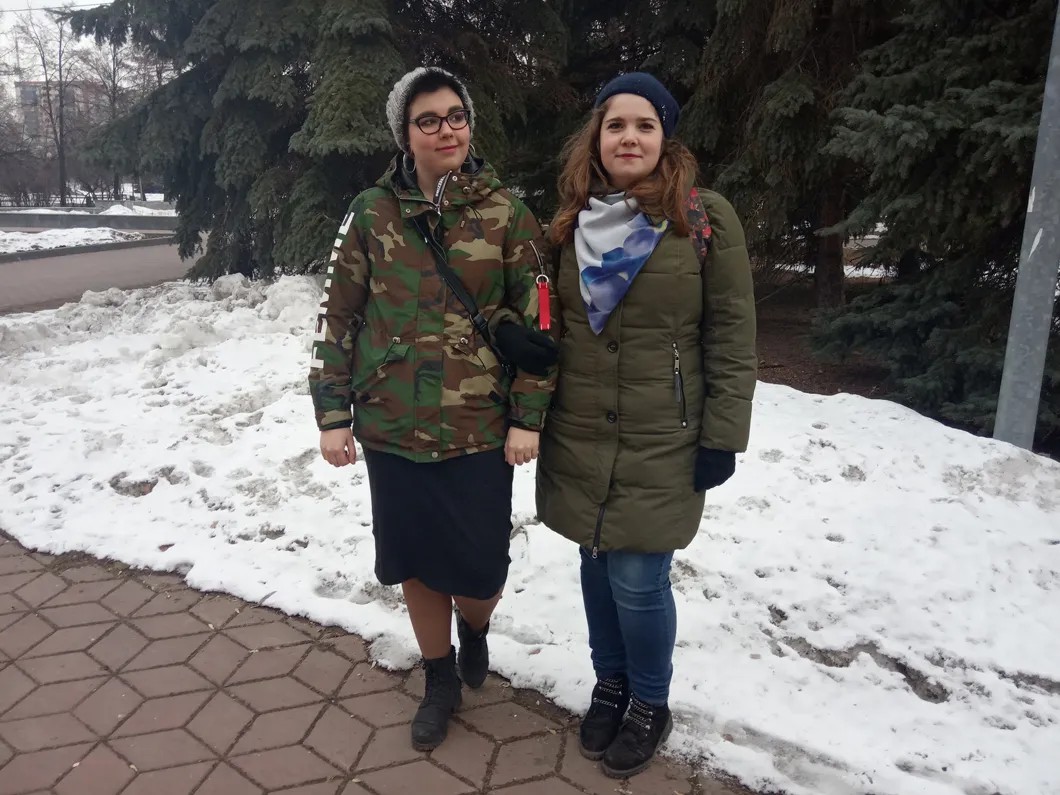 София и Марина, челябинские феминистки. Фото: Александр Шестаков
