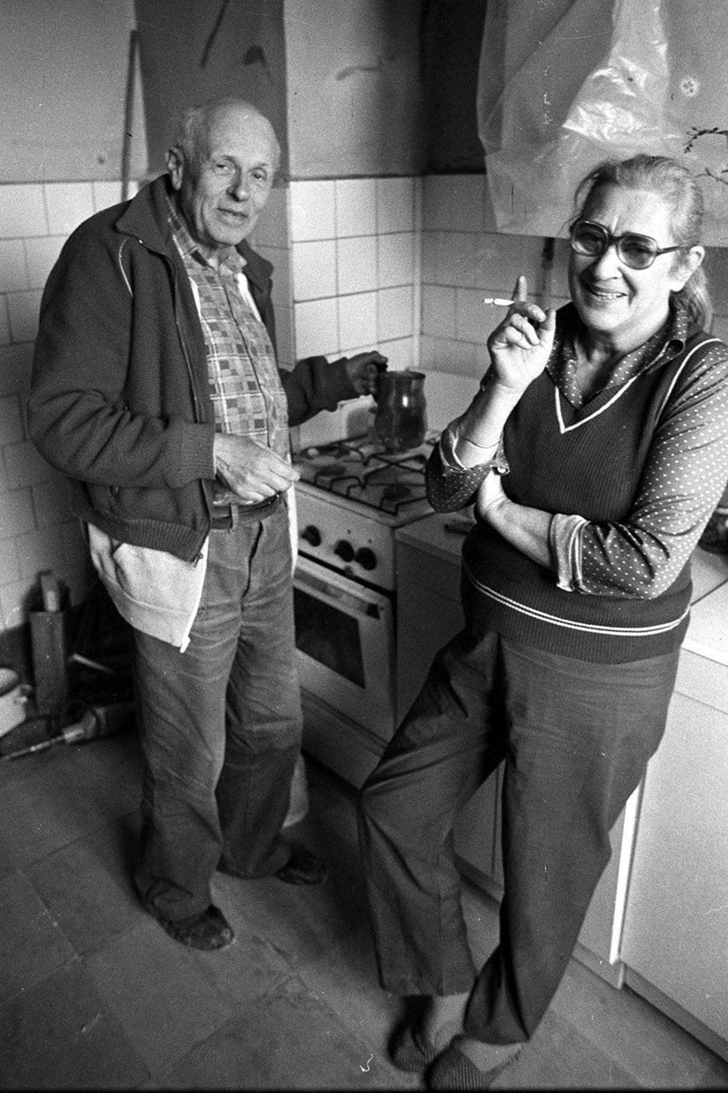 Андрей Сахаров с женой Еленой Боннэр, 1980-й г. Фото: Юрий Рост / «Новая газета»