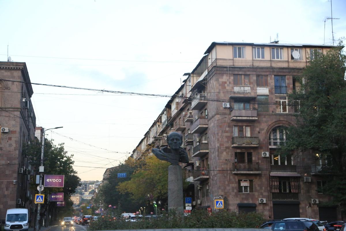 Площадь А. Сахарова в Ереване. Фото: Виген Ананян