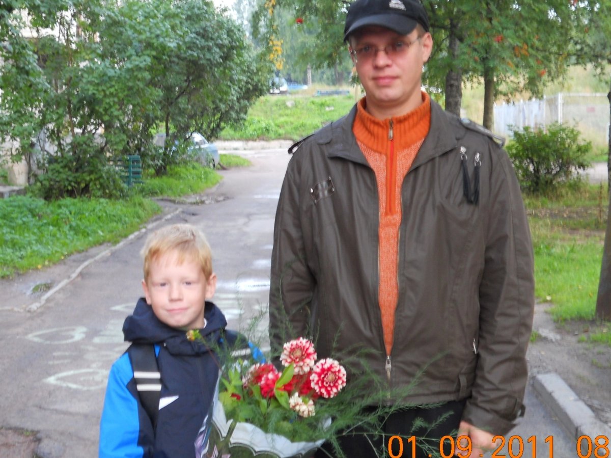Николай Лажиев с Андреем. Фото 2011 года из семейного архива